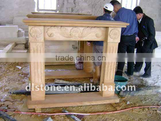 White Marble Fireplace