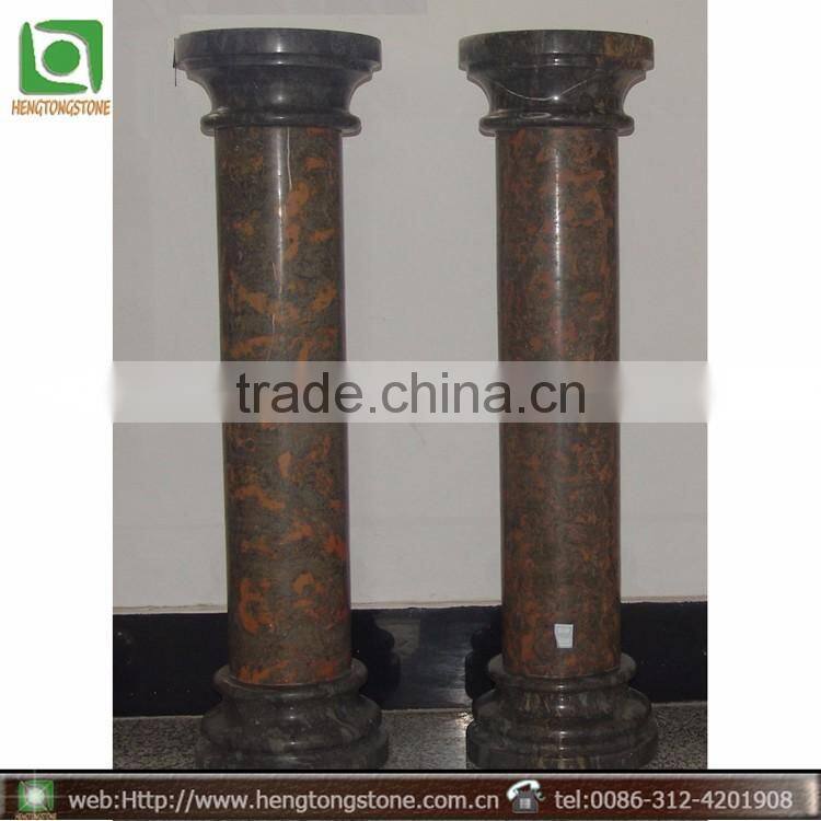 Mixed Color Marble Roman Pillars For Sale
