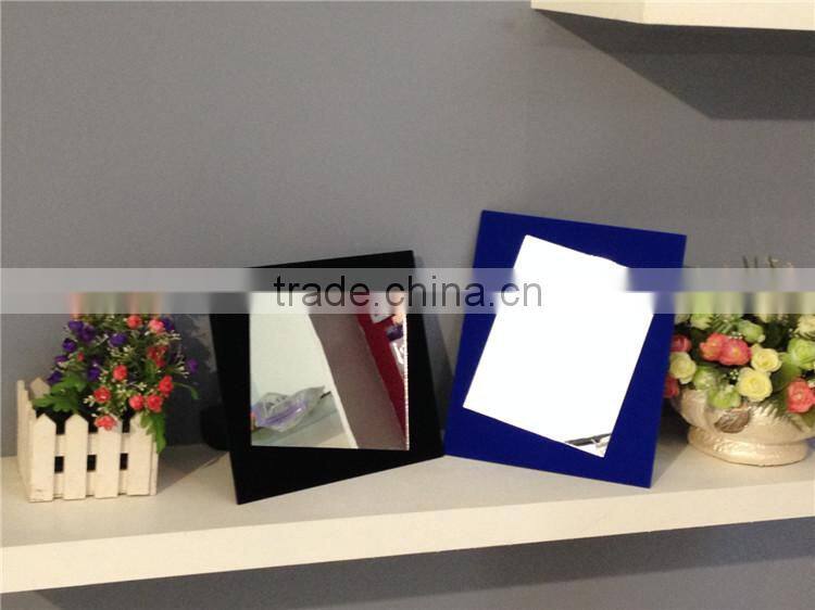 Cosmetic Mirror Desktop Flocked Fabric Make up Mirror