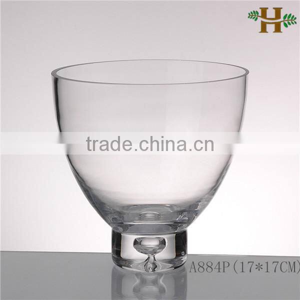 Handmade Clear Glass Bowl/Container