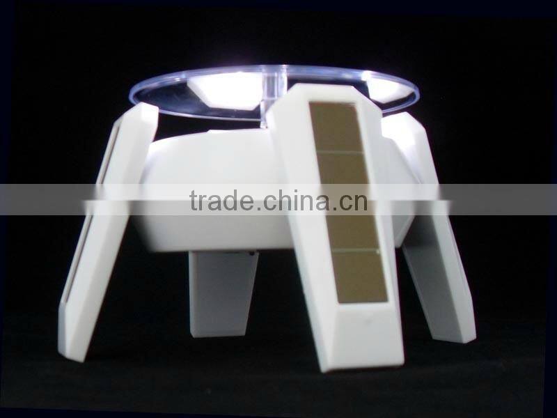 Wholesale High Quality Solar Rotary Display Stand With LED Light