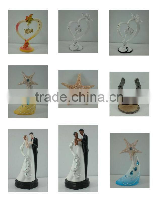 hot sales resin wedding & birthday cake topper