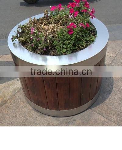 Arlau stainless steel outdoor tree pots