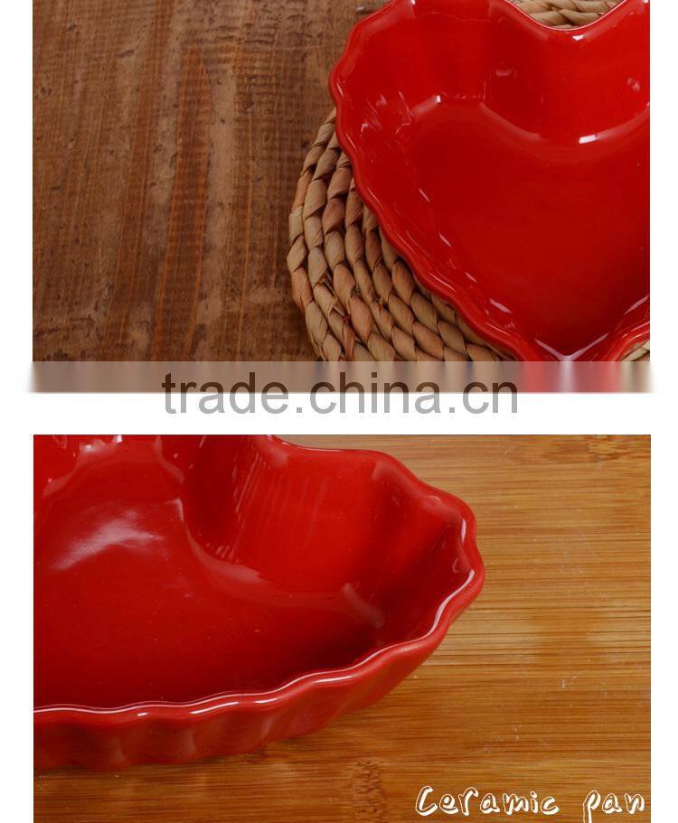 Stocked heart shape sala bowl,cheap ceramic ceramic fruit bowl