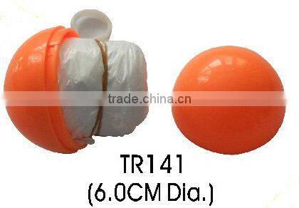 Emergency Clear disposable Rain Poncho Ball