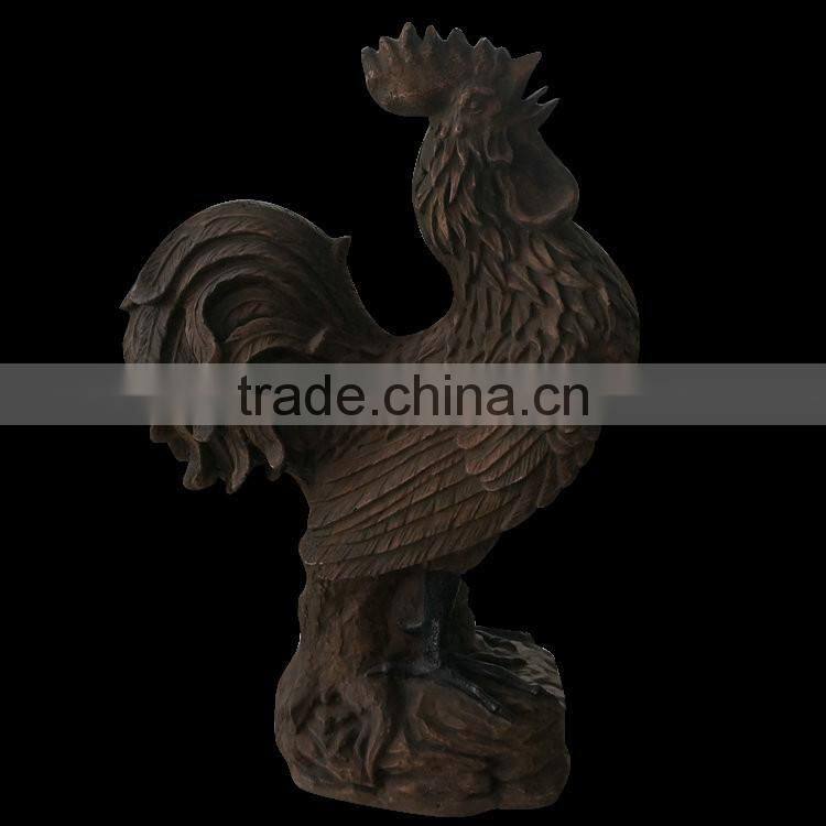 Customized fiberglass cock statue