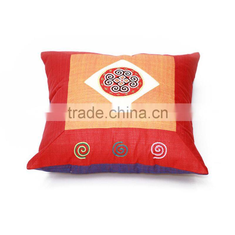 Fashionable Square brocade pillow cases 100%handmade from natural materials in Vietnam