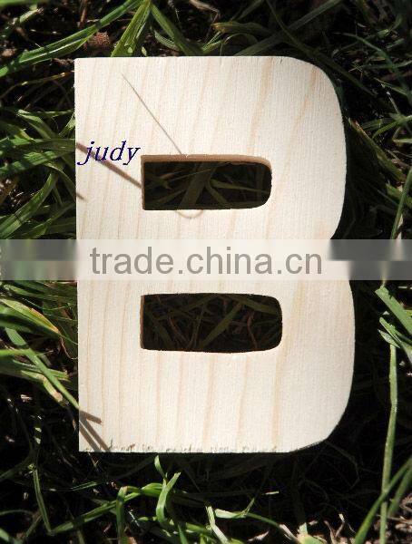 Decorative small wooden craft alphabet letters Wholesale