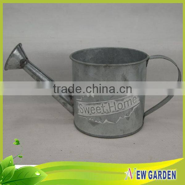 Home decoration black and sliver bag shape flower pot for balcony