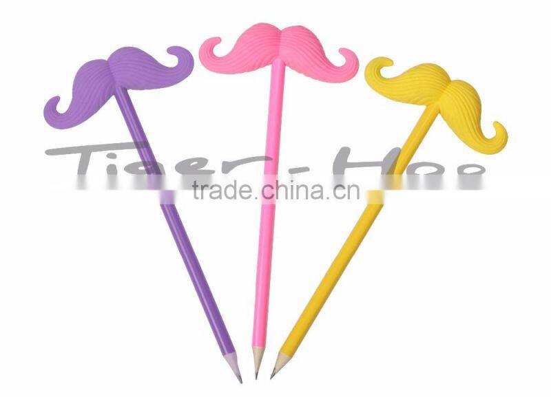 High Quality Kids Fancy Moustache Shaped Garfield Eraser
