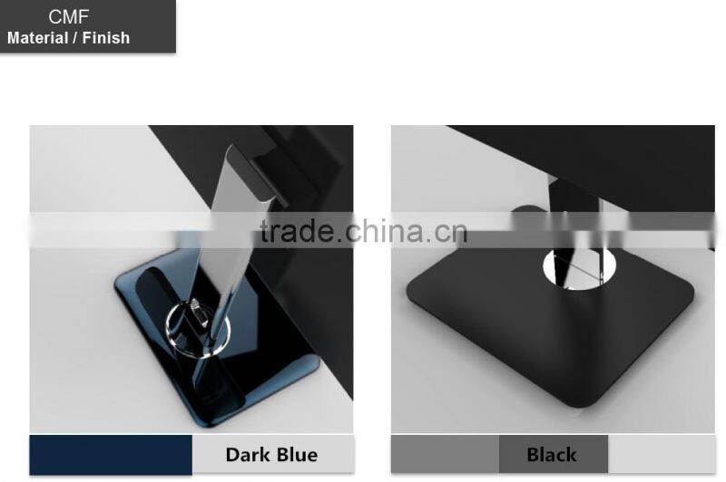 2016 Fashionable Aluminum Monitor Base Stand with Mirro and High Glossy Finish