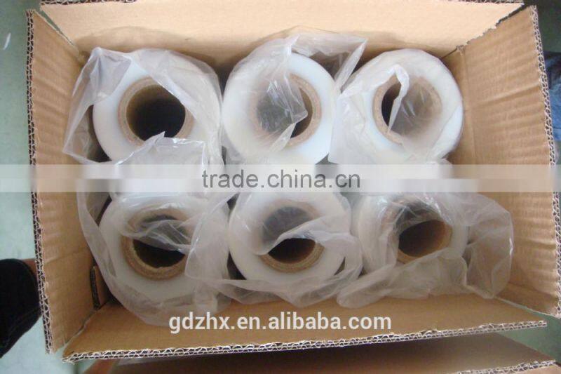 LLDPE plastic film scrap clear LLDPE film scrap in roll stretch
