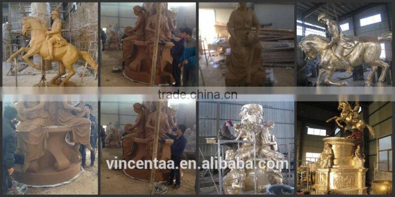 outdoor garden decoration metal craft water large bras water fontain