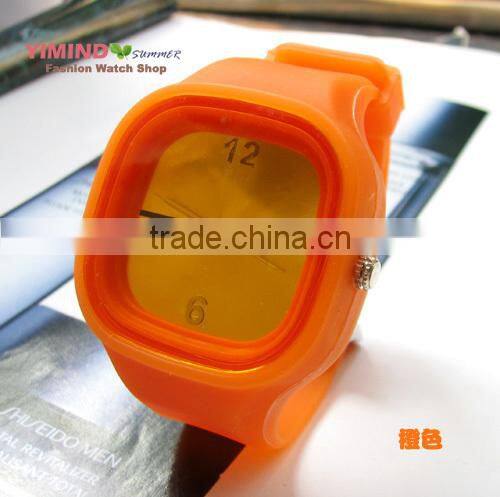 Colorful charm silicone watch band
