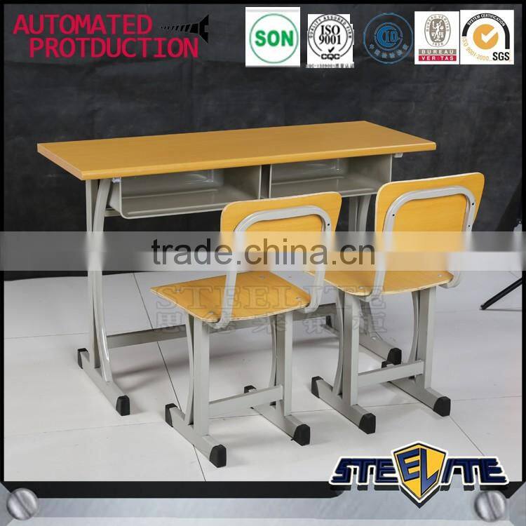 Simple design college school furniture university desks and chairs