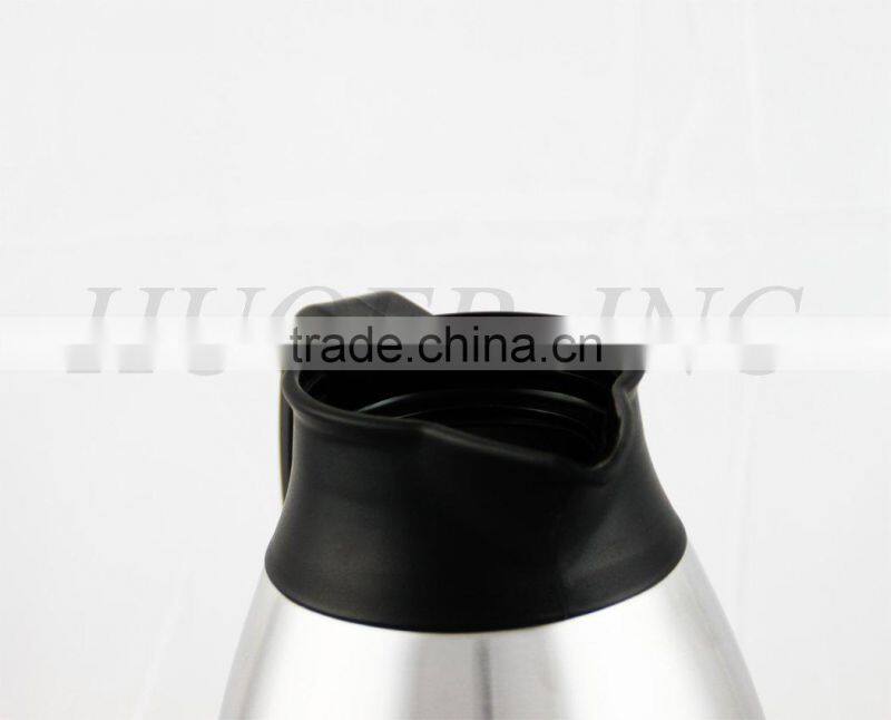 Stainless Steel Coffee Pot with black handle