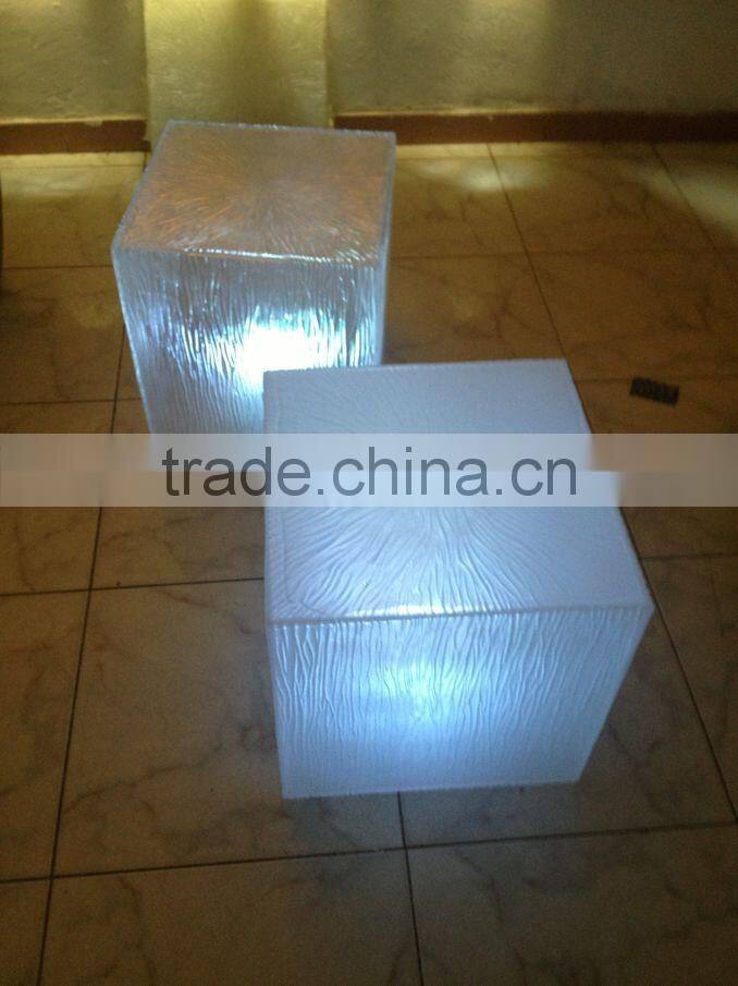 illuminated led bar table/led plastic furniture/bar table furniture