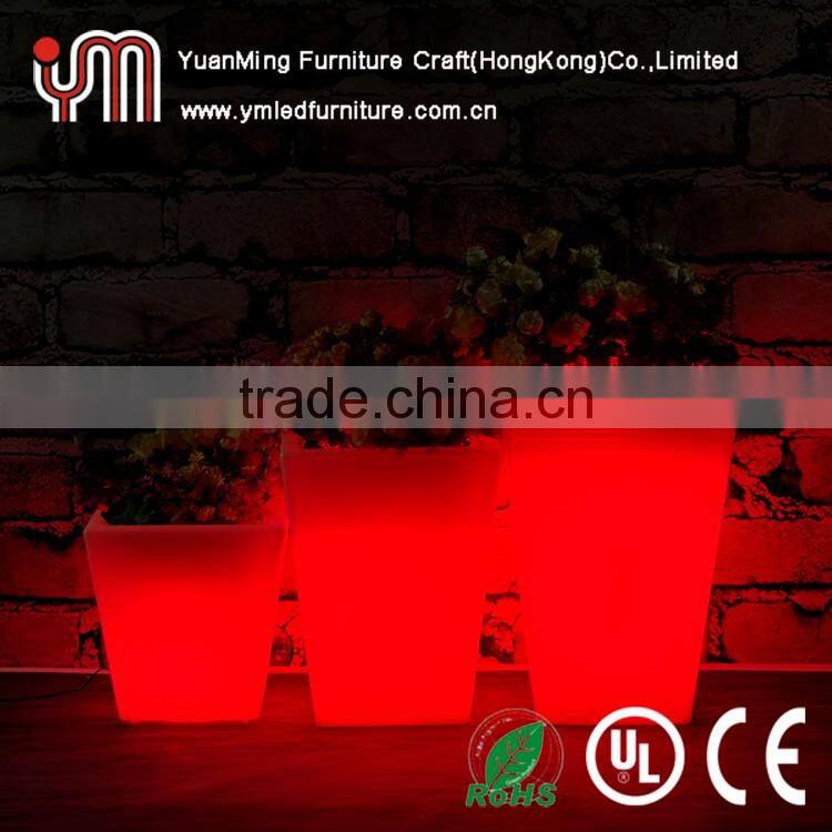 Led vase and plant pot,flower pot rgb