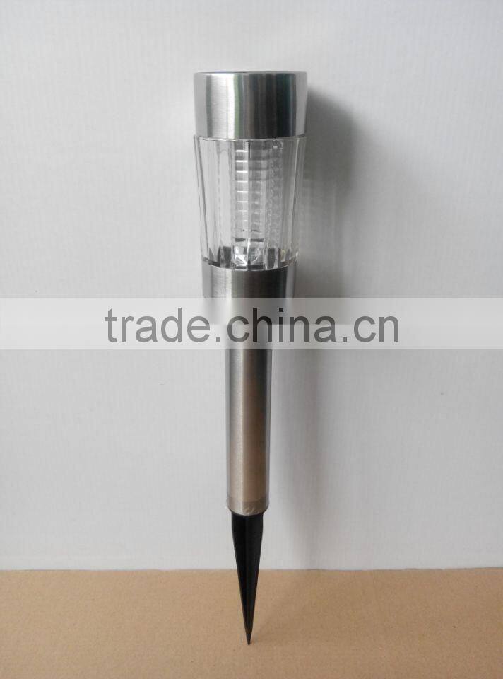 white led Stainless Steel Tube Solar Light garden outdoor