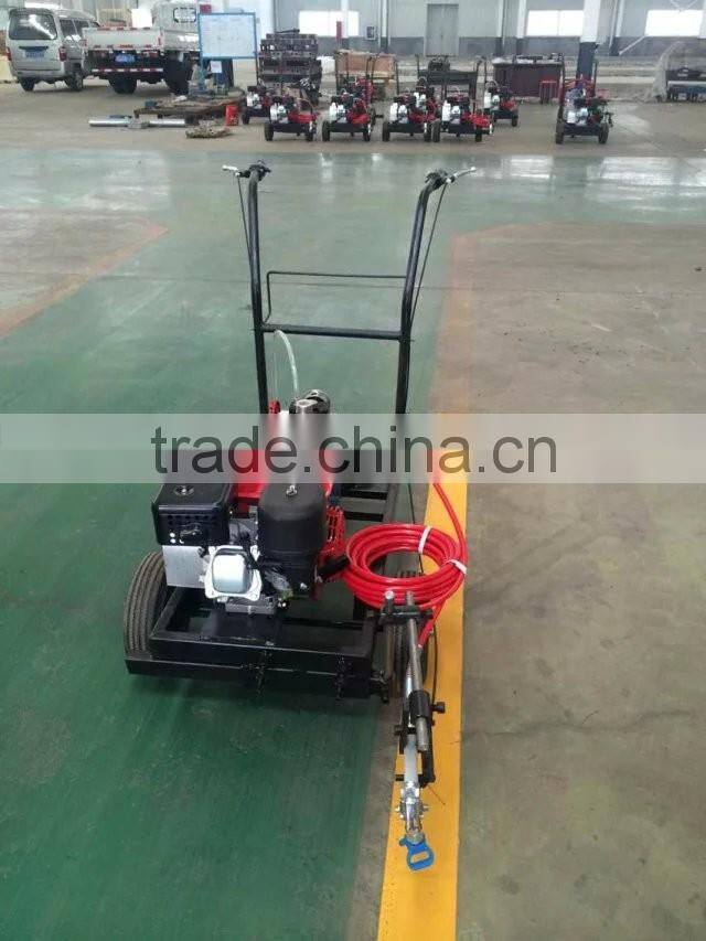 Spraying machinery for road marking