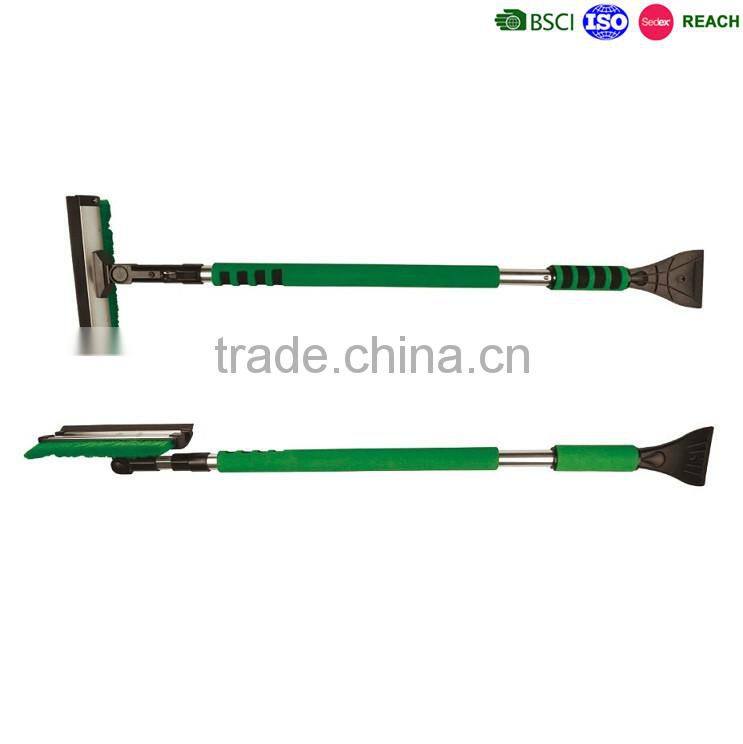 extendable roof snow scraper for cars with EVA grip