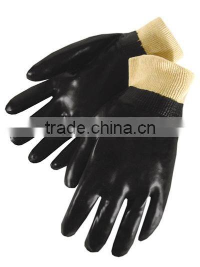 anti-slip glove with grain finish