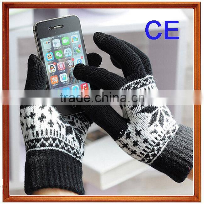 Customized Logo Men Women Unisex Winter Mobile Phone Gloves Touch Screen Gloves