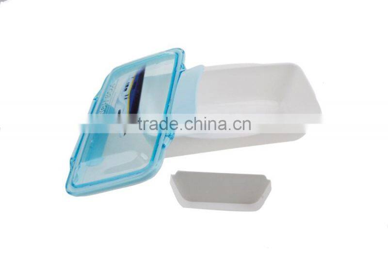 Clear Plastic Bento Lunch Box With Lock