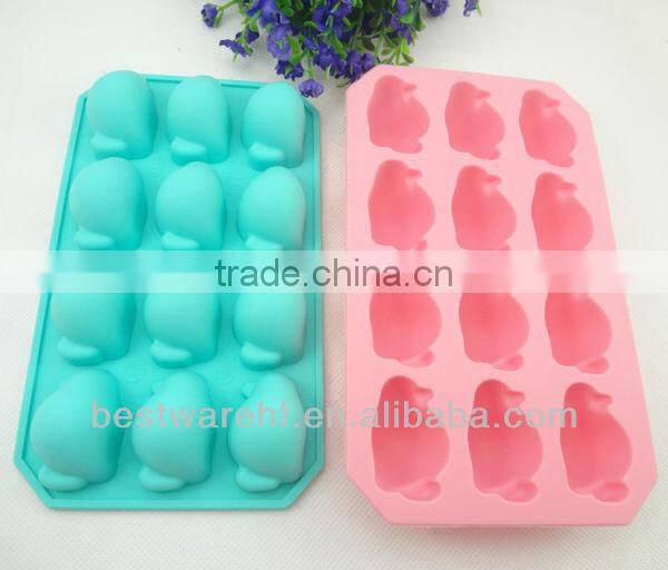 custom penguin ice cube tray animal shapes silicone rubber tray