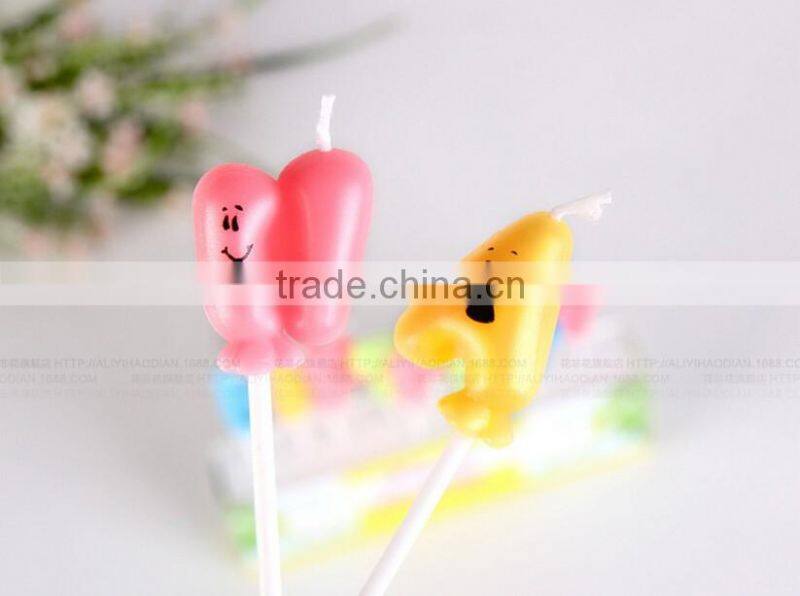 Kawaii Little Feet Shape Happy Birthday Candle for Children