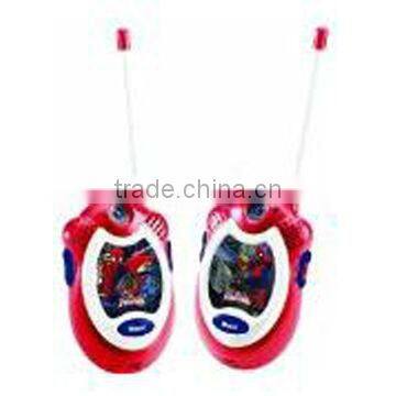 kids cartoon image walkie talkie toys,interphone, New product kids interphone toys plastic toy walkie talkie