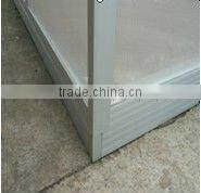 6x6ft strong anodized aluminum greenhouse