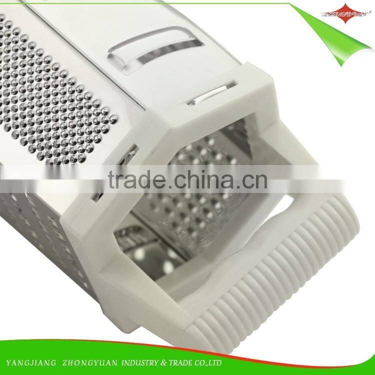 ZY-N5049 multifunctional 6 side stainless steel grater with good grip
