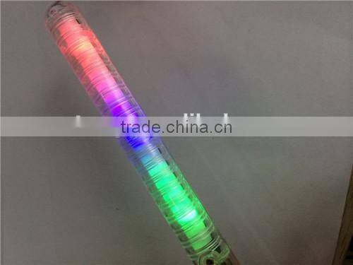 Colourful 7 LEDs flashing glow stick