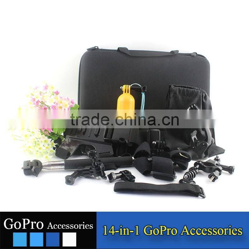 2016 hot selling products factory price used for gopros heros 4 accessories kit mount