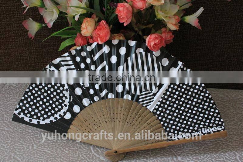 2015 the best fashion paper fan for promotion