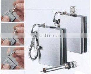 Mini Flints Metal Match Fire Starter Gas Oil Permanent Outdoor Camping Lighter