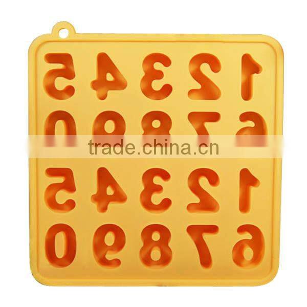 Number ice cube tray