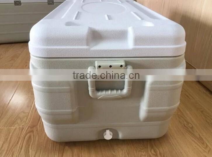 Different Capacity Insulated Trolley Ice Box Cooler With Wheel