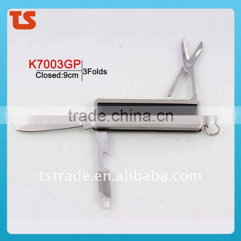 2014 Mini Multi Cute design LED metal utility keychain gift knife K7004ALL