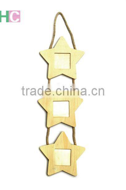 2016 Wall Hanging Wooden Photo Frame,Wooden Wall Hanging Decoration