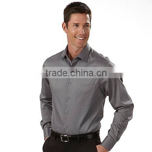 Factory wholesale custom cotton office uniform formal shirts dress shirts for men