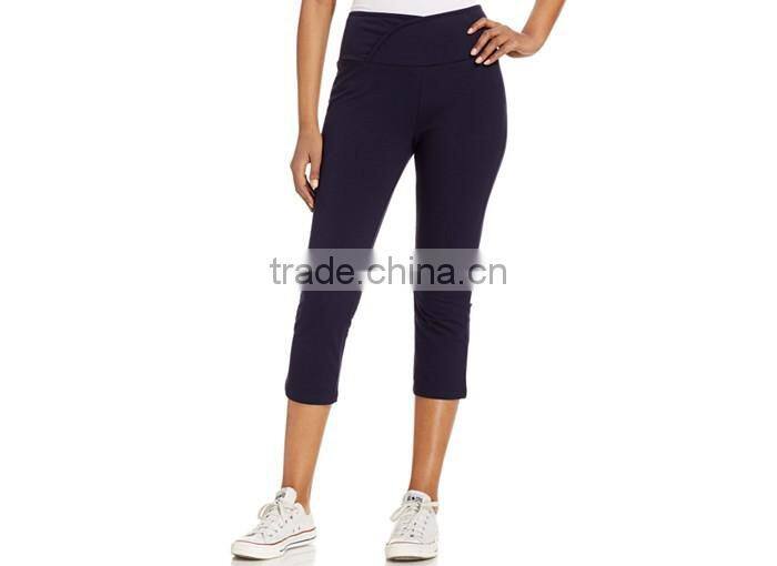 high impact wide waistband jogger yoga pants
