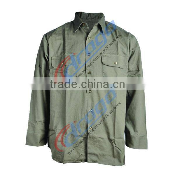 wholesale pure cotton anti-UV insect repellent fireproof shirt
