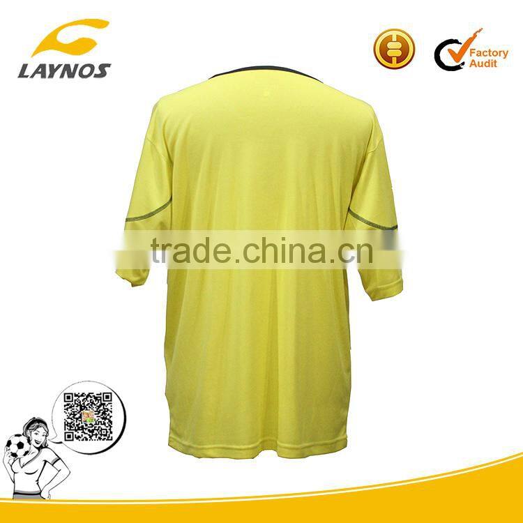 100% polyester cationic fabric blank soccer jersey
