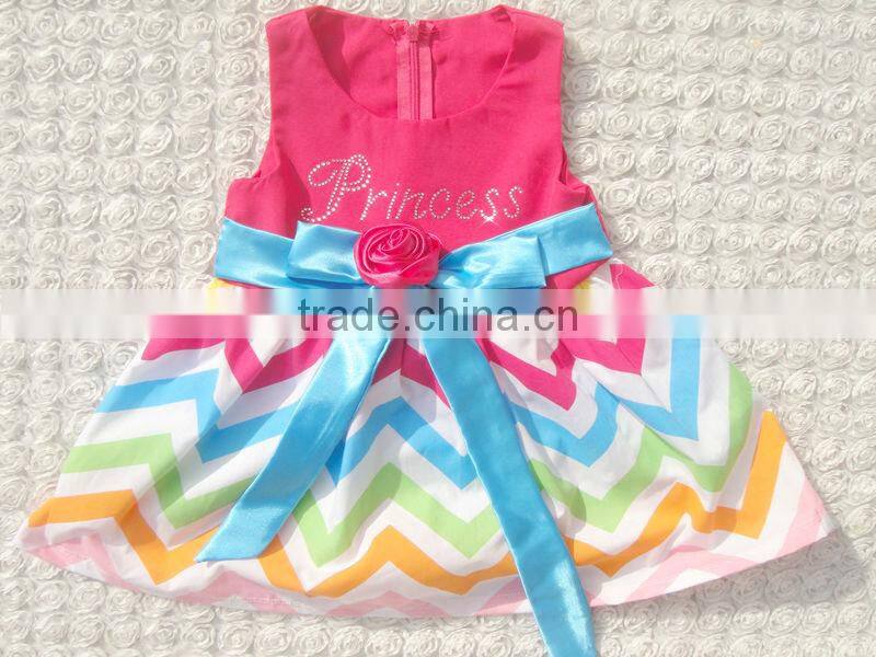 2014 summer new design fashion baby pricess dress Bella Petti baby dress for sissy