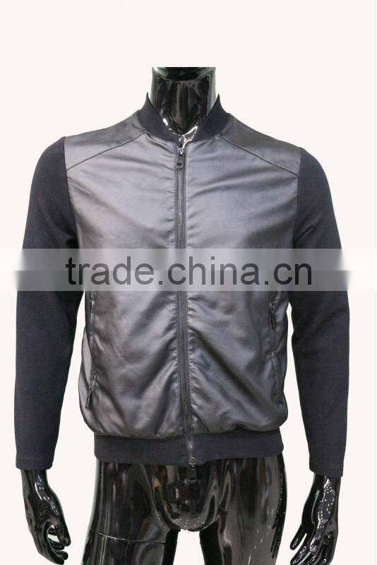 Newest Italian fashion spring jacket leather coat for men