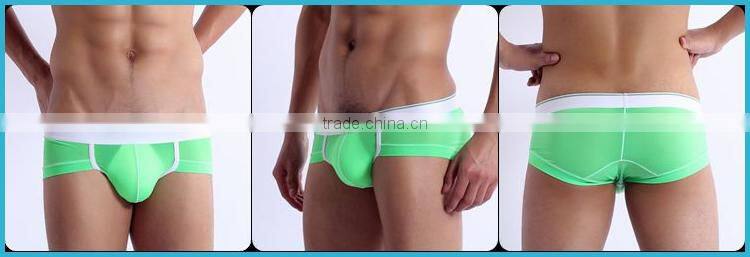 Without Logo Openly Sex Photo Men Underwear Ice Silk Briefs Custom SC24