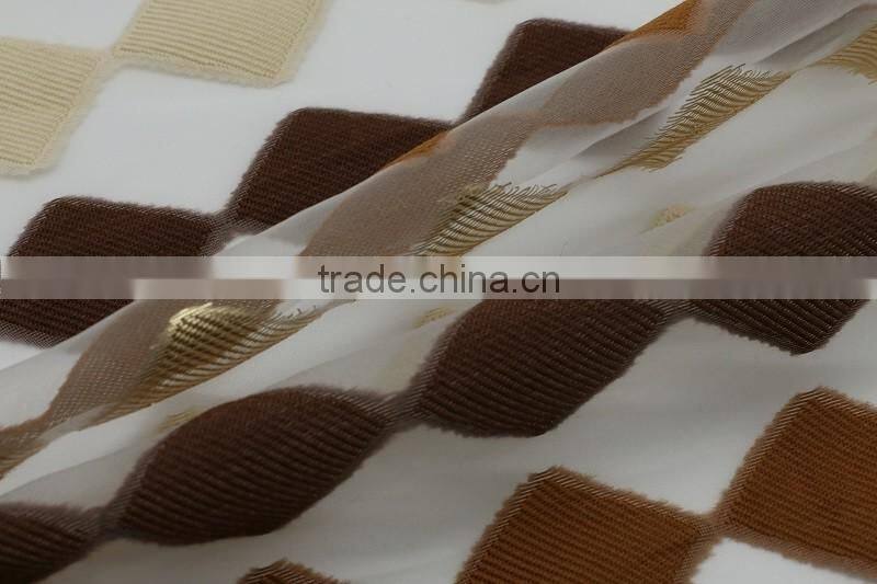 cuttting flower woven jacquard fabric