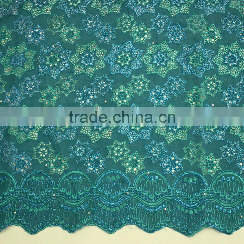 African Popular Voile Lace Fabric With Wholesale Price SL0409-3